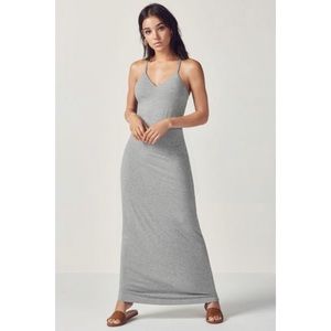 Fabletics Maxi Dress Grey XS NWT